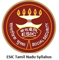 ESIC Tamil Nadu Syllabus
