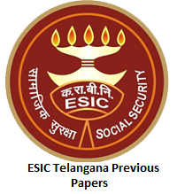 ESIC Telangana Previous Papers