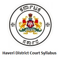 Haveri District Court Syllabus
