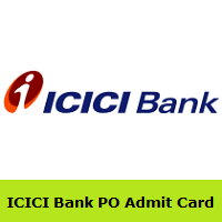 ICICI Bank PO Admit Card
