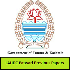 LAHDC Patwari Previous Papers