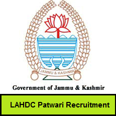 LAHDC Patwari Recruitment