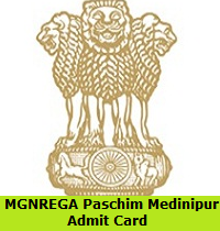 MGNREGA Paschim Medinipur Admit Card