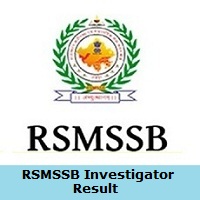 RSMSSB Investigator Result