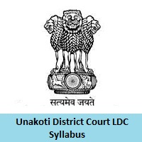 Unakoti District Court LDC Syllabus
