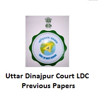 Uttar Dinajpur Court LDC Previous Papers