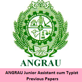 ANGRAU Junior Assistant cum Typist Previous Papers