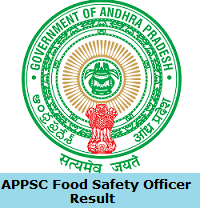 APPSC Food Safety Officer Result