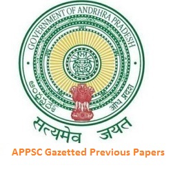 APPSC Gazetted Previous Papers