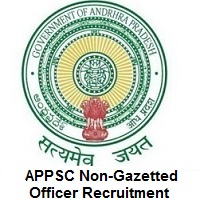 APPSC Non-Gazetted Officer Recruitment