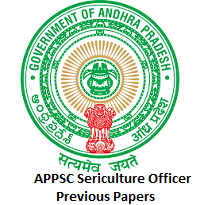 APPSC Sericulture Officer Previous Papers 