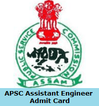 APSC Assistant Engineer Admit Card
