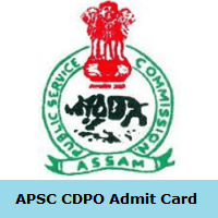 APSC CDPO Admit Card