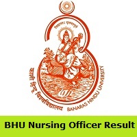 BHU Nursing Officer Result