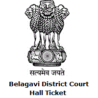 Belagavi District Court Hall Ticket