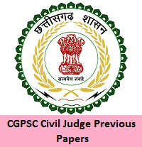 CGPSC Civil Judge Previous Papers