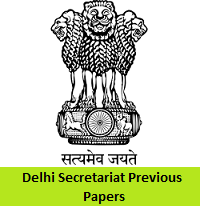 Delhi Secretariat Previous Papers