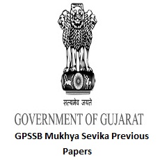 GPSSB Mukhya Sevika Previous Papers