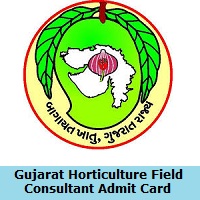 Gujarat Horticulture Field Consultant Admit Card