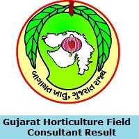 Gujarat Horticulture Field Consultant Result