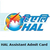 HAL Assistant Admit Card