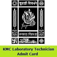 KMC Laboratory Technician Admit Card
