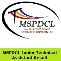 MSPDCL Junior Technical Assistant Result