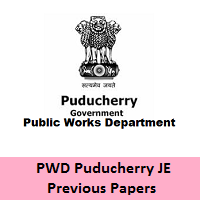 PWD Puducherry JE Previous Papers