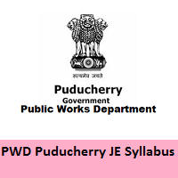 PWD Puducherry JE Syllabus