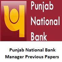 Punjab National Bank Manager Previous Papers