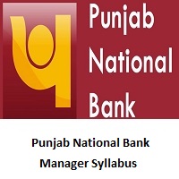 Punjab National Bank Manager Syllabus