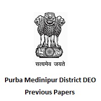 Purba Medinipur District DEO Previous Papers
