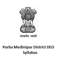 Purba Medinipur District DEO Syllabus