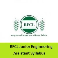 RFCL Junior Engineering Assistant Syllabus
