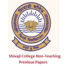 Shivaji College Non-Teaching Previous Papers