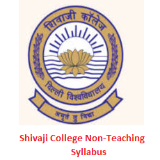 Shivaji College Non-Teaching Syllabus
