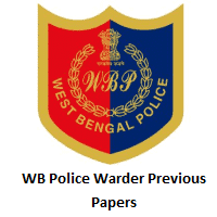 WB Police Warder Previous Papers