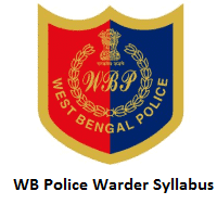 WB Police Warder Syllabus