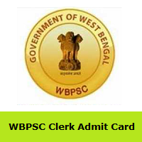 WBPSC Clerk Admit Card