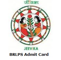 BRLPS Admit Card