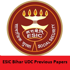 ESIC Bihar UDC Previous Papers