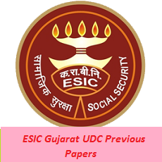 ESIC Gujarat UDC Previous Papers