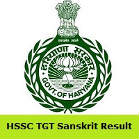 HSSC TGT Sanskrit Result