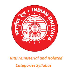 RRB Ministerial and Isolated Categories Syllabus