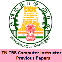 TN TRB Computer Instructor Previous Papers