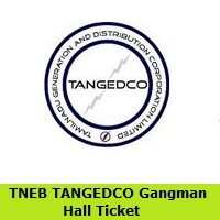 TNEB TANGEDCO Gangman Hall Ticket