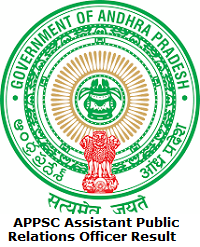 APPSC Assistant Public Relations Officer Result 