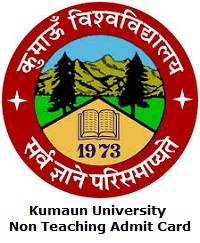Kumaun University Non Teaching Admit Card