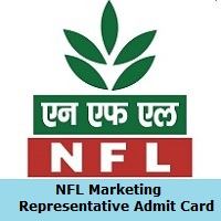 NFL Marketing Representative Admit Card 