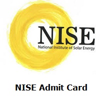 NISE Admit Card